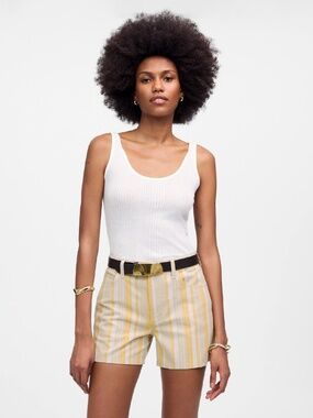 Madewell Rumpled Cotton Twill Shorts